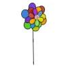 relaxdays Gartendekoration<Windrad in Bunt - (B)36,5 x (H)86,5 x (T)14 cm