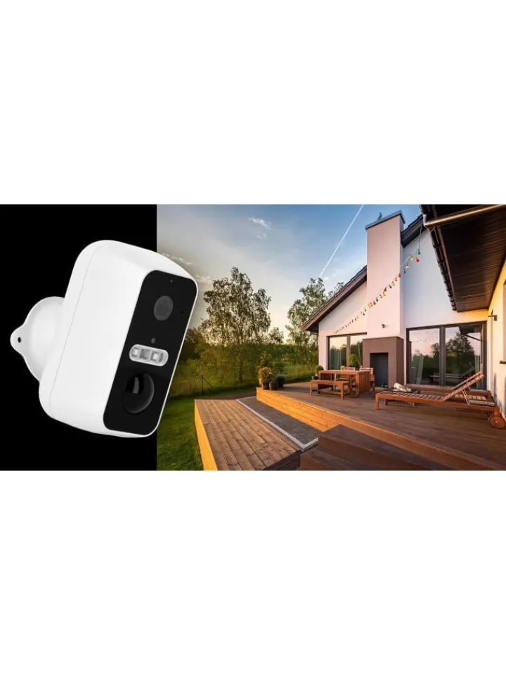 Rollei Smarthome & Wetterstationen<Wireless Security Cam 2K Bewegungserkennung Kabellos Outdoor