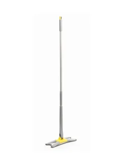 InnovaGoods Putz- & Waschutensilien<Wischmopp in Grau/ Gelb - (B)38 x (H)142 x (T)18 cm