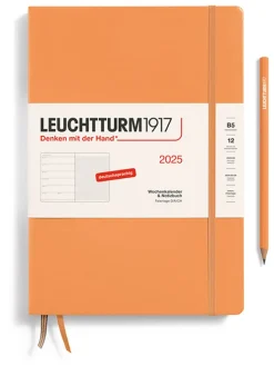LEUCHTTURM1917 Büro- & Schulbedarf<Wochenkalender & Notizbuch in Apricot - B5