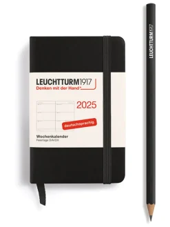 LEUCHTTURM1917 Büro- & Schulbedarf<Wochenplaner in Schwarz - A7