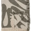 Bloomingville Wohndecken & Plaids<Wohndecke ''Alk'' in Beige/ Grün - (L)160 x (B)130 cm