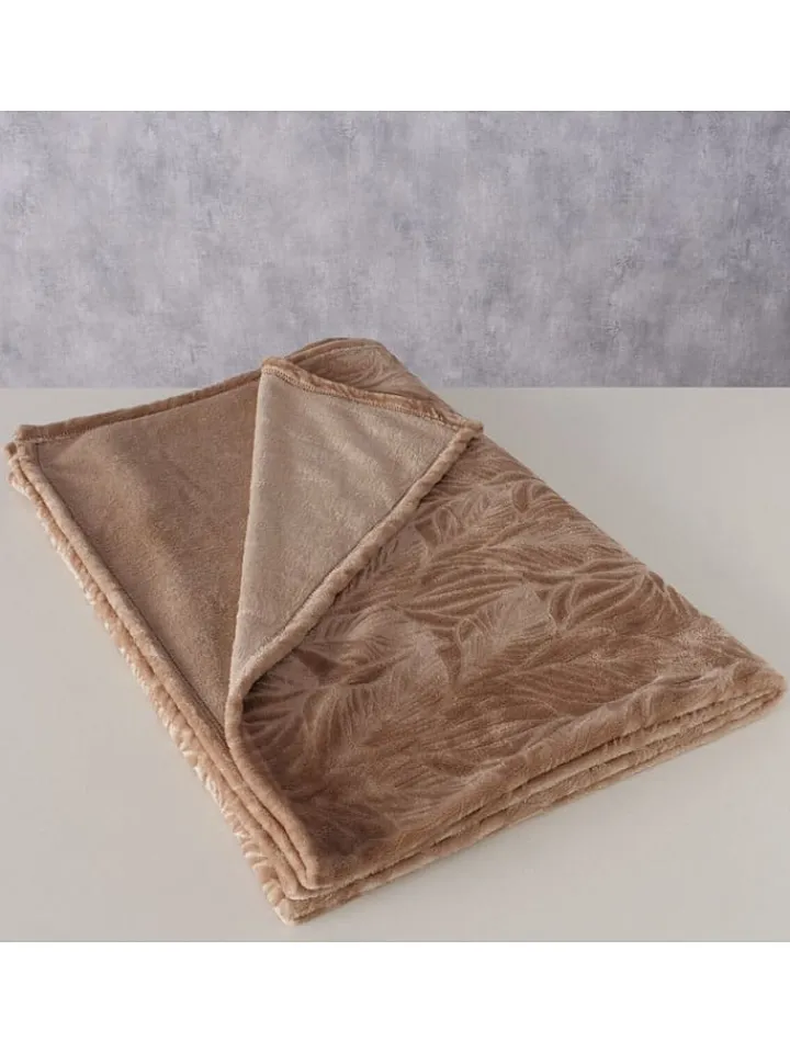 Boltze Wohndecken & Plaids<Wohndecke ''Arkki'' in Taupe - (L)160 x (B)130 cm