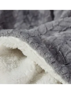 Schiesser Wohndecken & Plaids<Wohndecke "Elsa" in Dunkelgrau