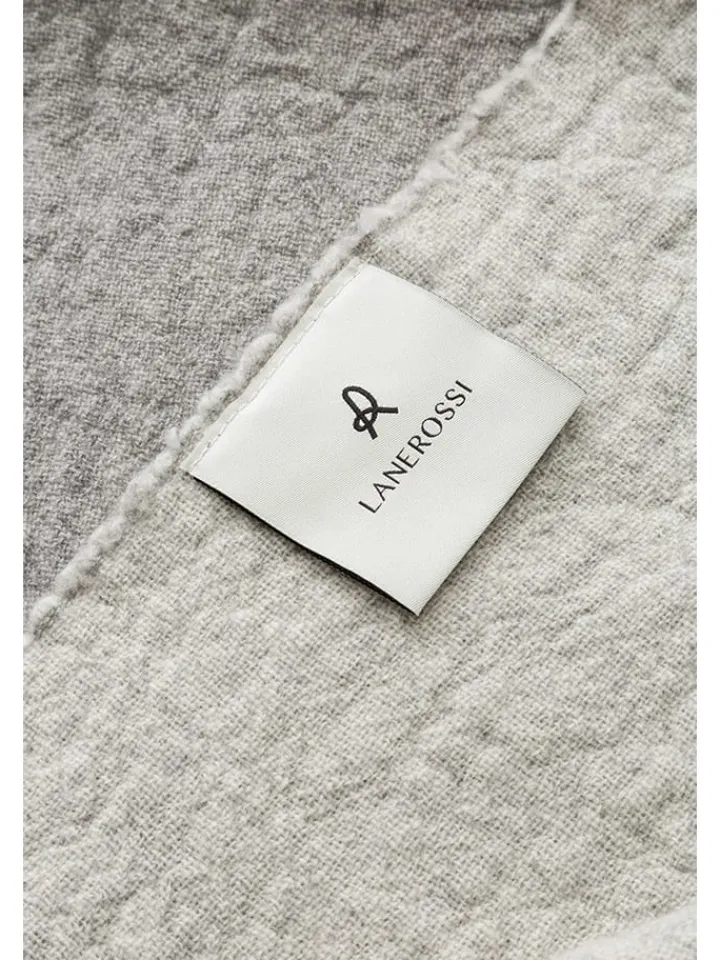 Lanerossi Wohndecken & Plaids<Wohndecke in Grau/ Anthrazit - (L)180 x (B)130 cm