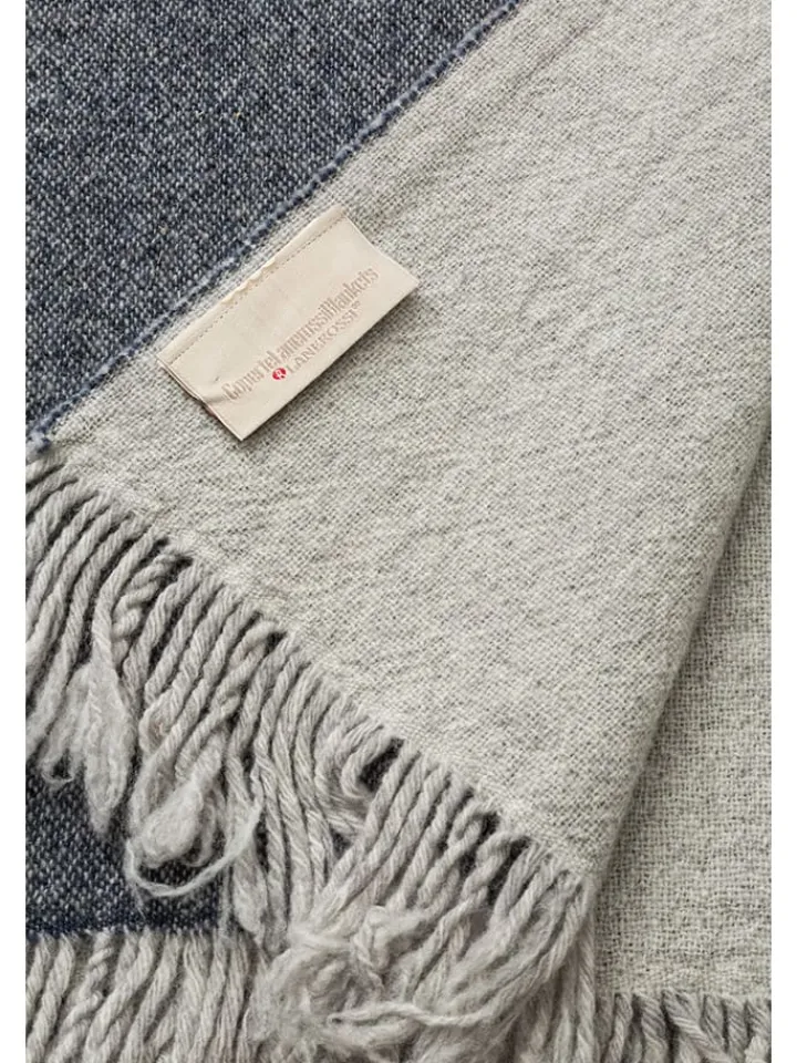 Lanerossi Wohndecken & Plaids<Wohndecke in Grau/ Anthrazit - (L)180 x (B)130 cm