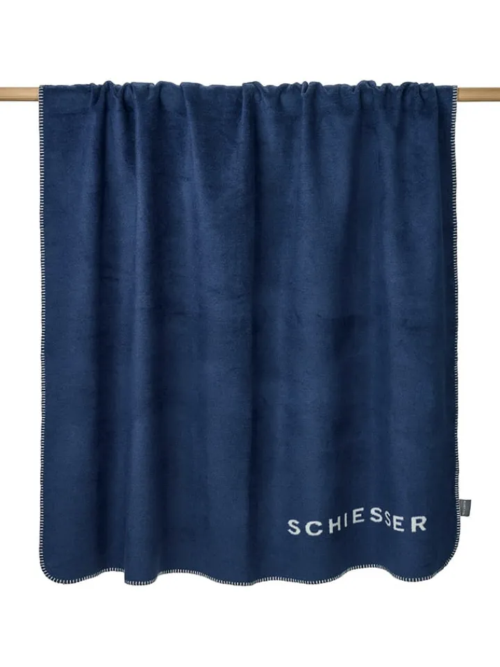 Schiesser Wohndecken & Plaids<Wohndecke "Klara" in Dunkelblau