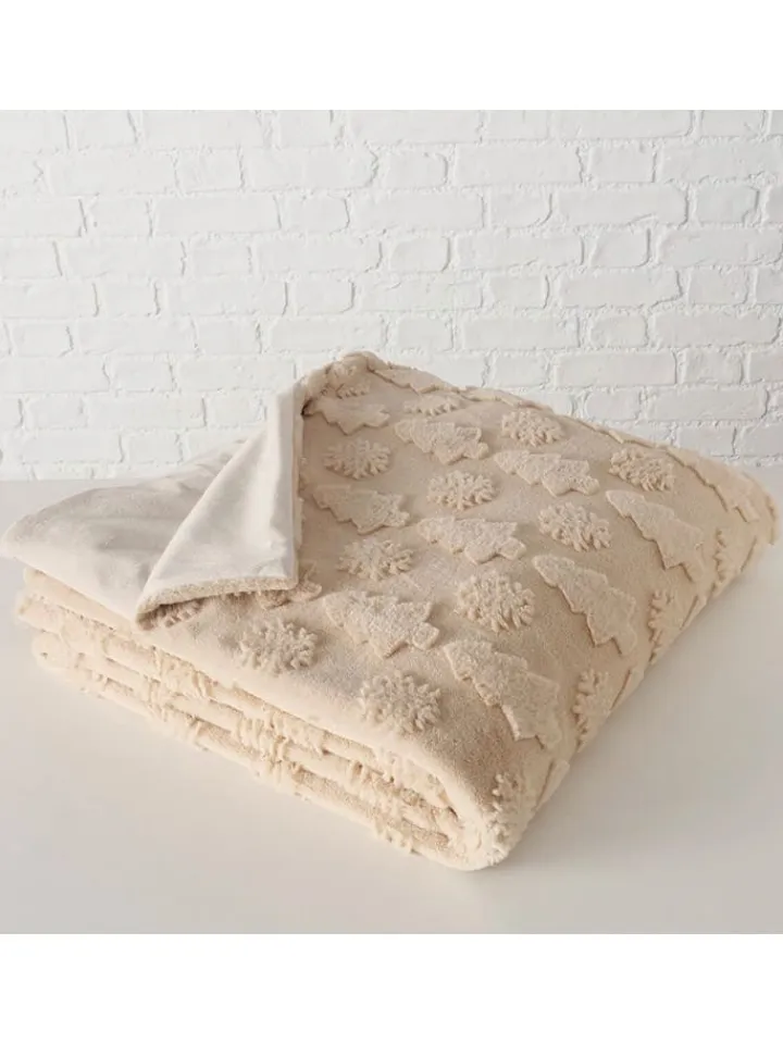 Boltze Wohndecken & Plaids<Wohndecke ''Naina'' in Beige - (L)200 x (B)150 cm