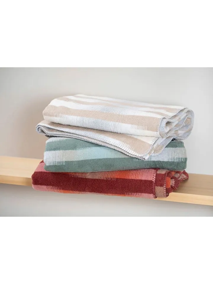 David Fussenegger Wohndecken & Plaids<Wohndecke "Savona - Farbverlauf" in Beige/ Creme