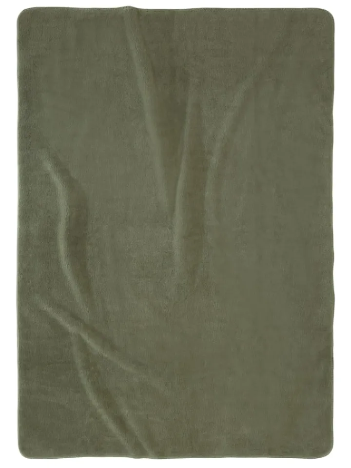 biederlack Wohndecken & Plaids<Wohndecke Wool Feel in mossy