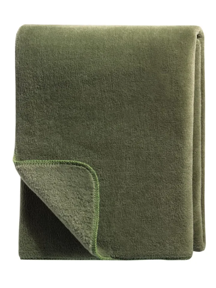biederlack Wohndecken & Plaids<Wohndecke Wool Feel in mossy
