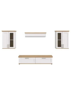 xonox.home Möbel-Sets<Wohnkombination (B/H/T: 336x161x40 cm) in Sibiu Lärche Nachbildung