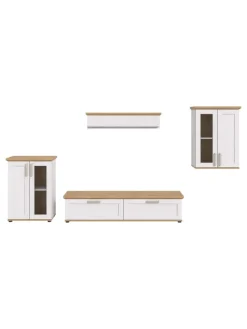 xonox.home Möbel-Sets<Wohnkombination (B/H/T: 336x161x40 cm) in Sibiu Lärche Nachbildung