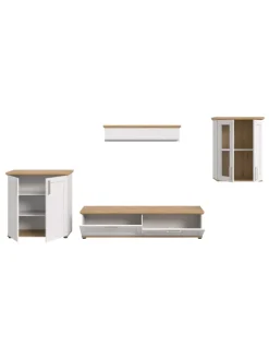 xonox.home Möbel-Sets<Wohnkombination (B/H/T: 336x161x40 cm) in Sibiu Lärche Nachbildung