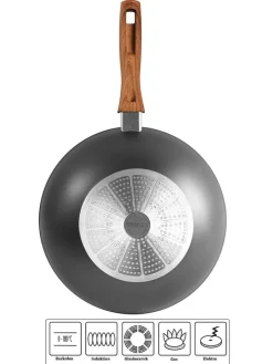 Stoneline Kochgeschirr<Wok ''Back to Nature'' in Grau - Ø 30 cm