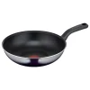Tefal Kochgeschirr<Wokpfanne "Resist" in Grau/ Schwarz - Ø 28 cm