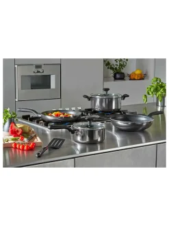Tefal Kochgeschirr<Wokpfanne "Resist" in Grau/ Schwarz - Ø 28 cm