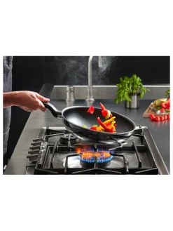 Tefal Kochgeschirr<Wokpfanne "Resist" in Grau/ Schwarz - Ø 28 cm