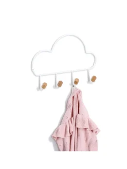 Zeller Present Garderoben<Wolkenförmiger Wandhaken in weiß