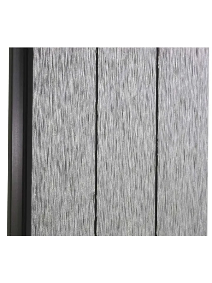 MCW Gartenmöbel<WPC-Sichtschutz Savoie, 3er Set, 5,6m grau