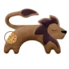 Leschi Wärmflaschen & -Kissen<Wärmekissen 100 % Bio-Baumwolle, Körnerkissen "Löwe Juri" in Goldbraun