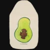 Mr. & Mrs. Panda Wärmflaschen & -Kissen<Wärmflasche Avocado Kern ohne Spruch in Weiß
