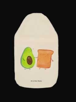 Mr. & Mrs. Panda Wärmflaschen & -Kissen<Wärmflasche Avocado Toast ohne Spruch in Weiß