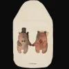 Mr. & Mrs. Panda Wärmflaschen & -Kissen<Wärmflasche Bär Heirat ohne Spruch in Weiß