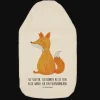 Mr. & Mrs. Panda Wärmflaschen & -Kissen<Wärmflasche Einhorn Fuchs mit Spruch in Weiß