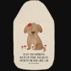 Mr. & Mrs. Panda Wärmflaschen & -Kissen<Wärmflasche Hund Dame mit Spruch in Weiß