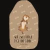 Mr. & Mrs. Panda Wärmflaschen & -Kissen<Wärmflasche Hund Streicheln mit Spruch in Hundeglück