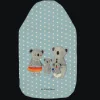 Mr. & Mrs. Panda Wärmflaschen & -Kissen<Wärmflasche Koala Familie ohne Spruch in Blau Pastell