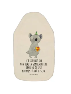 Mr. & Mrs. Panda Wärmflaschen & -Kissen<Wärmflasche Koala Geschenk mit Spruch in Weiß