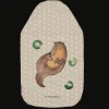 Mr. & Mrs. Panda Wärmflaschen & -Kissen<Wärmflasche Otter Seerose ohne Spruch in Grau Pastell