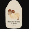 Mr. & Mrs. Panda Wärmflaschen & -Kissen<Wärmflasche Sternzeichen Widder mit Spruch in Weiß