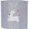 STORE IT Wäschekörbe & -Ständer<Wäschekorb "Einhorn" in Grau - (B)35 x (H)50 x (T)35 cm