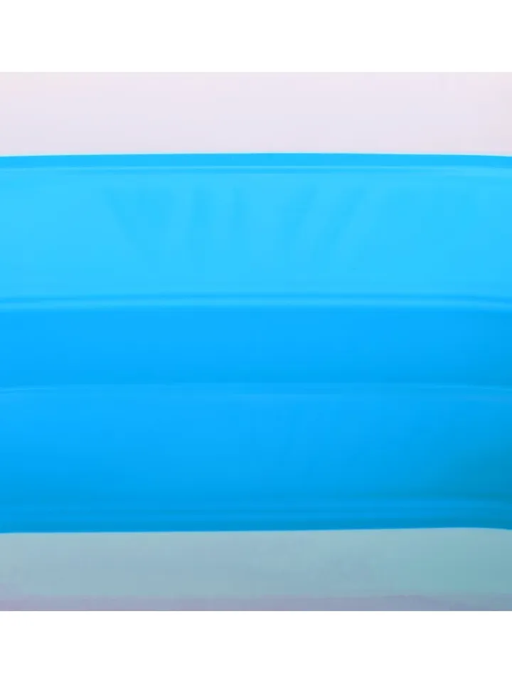 relaxdays Wäschekörbe & -Ständer<Wäschekorb "faltbar" in Blau - 24 l