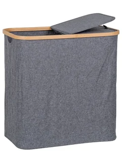 House Nordic Wäschekörbe & -Ständer<Wäschekorb in Anthrazit - (B)33 x (H)54 x (T)54 cm