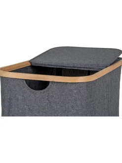House Nordic Wäschekörbe & -Ständer<Wäschekorb in Anthrazit - (B)33 x (H)54 x (T)54 cm