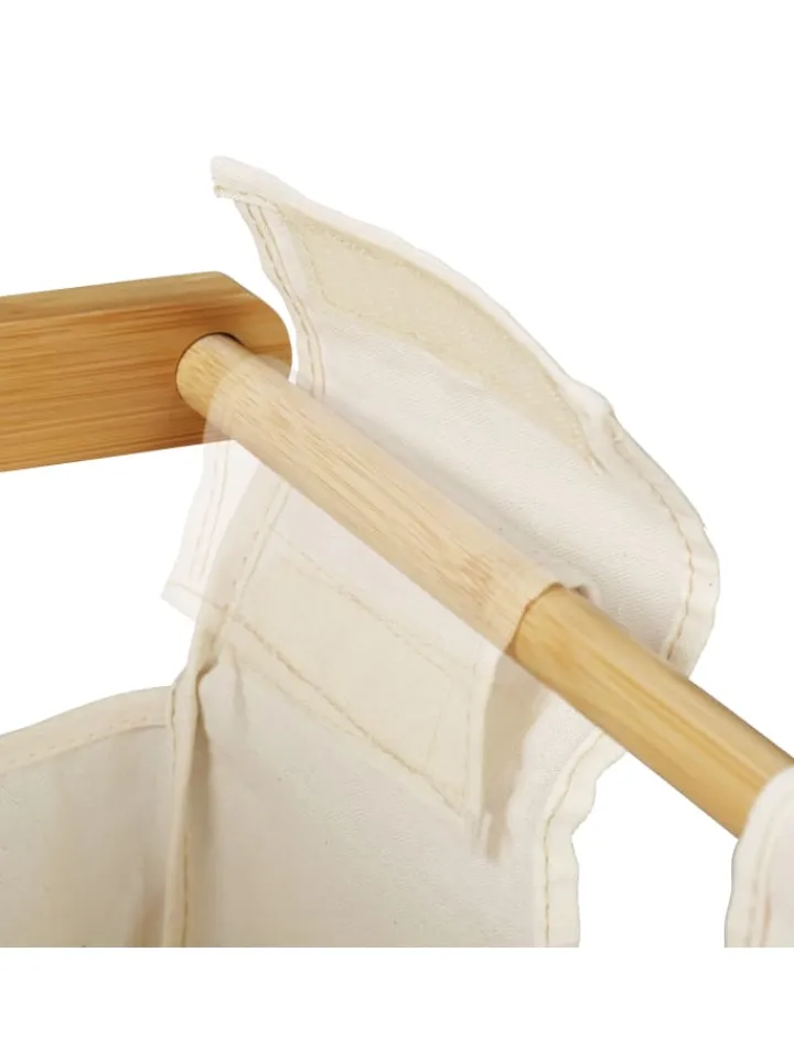 relaxdays Wäschekörbe & -Ständer<Wäschekorb in Natur - 30 l