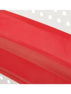 relaxdays Wäschekörbe & -Ständer<Wäschekorb in Rot - (B)61 x (H)27 x (T)45,5 cm