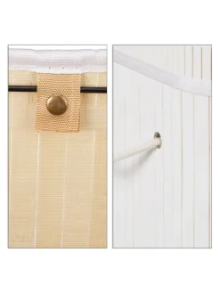 relaxdays Wäschekörbe & -Ständer<Wäschekorb in Weiß - (B)55 x (H)63 x (T)35 cm