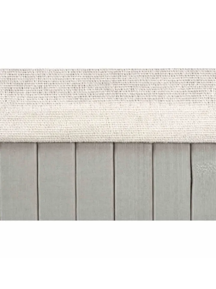 WohnDirect Wäschekörbe & -Ständer<Wäschekorb mit Deckel BAMBOO in Hellgrau
