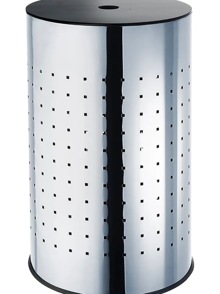 kobolo Wäschekörbe & -Ständer<Wäschekorb STEELWASH55 in Silber