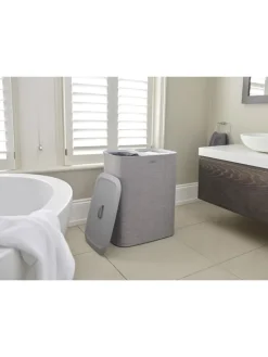 JosephJoseph Wäschekörbe & -Ständer<Wäschekorb "Tota" in Grau - 2x 45 l