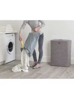 JosephJoseph Wäschekörbe & -Ständer<Wäschekorb "Tota" in Grau - 2x 45 l