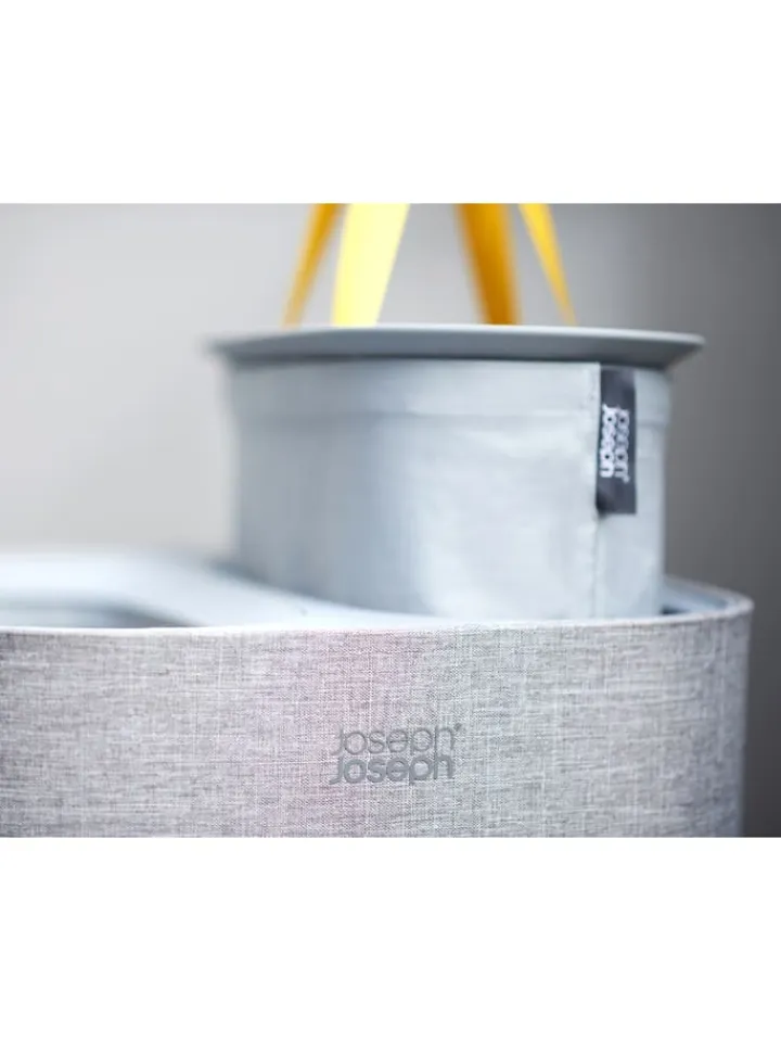 JosephJoseph Wäschekörbe & -Ständer<Wäschekorb "Tota" in Grau - 2x 45 l