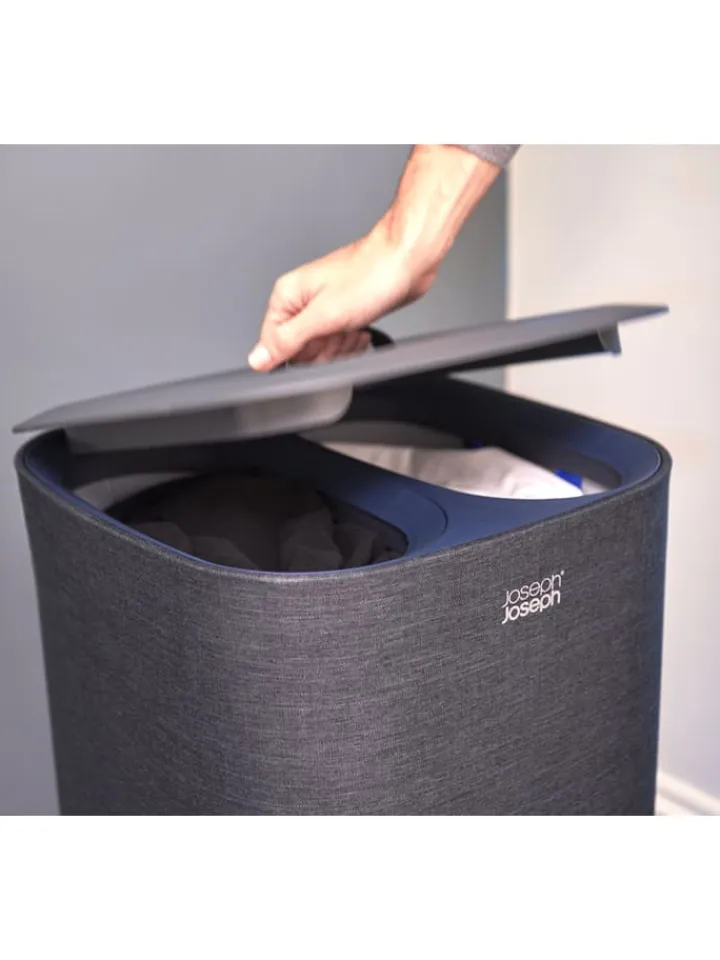 JosephJoseph Wäschekörbe & -Ständer<Wäschekorb "Tota" in Schwarz - 2x 30 l