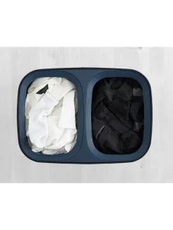 JosephJoseph Wäschekörbe & -Ständer<Wäschekorb "Tota" in Schwarz - 2x 45 l
