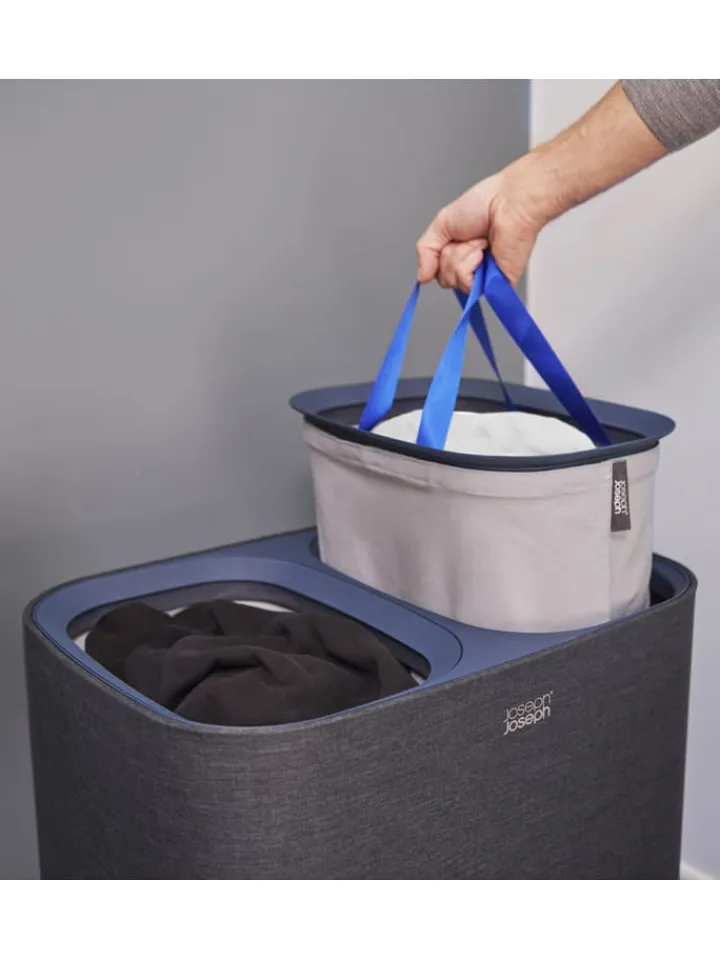 JosephJoseph Wäschekörbe & -Ständer<Wäschekorb "Tota" in Schwarz - 2x 45 l